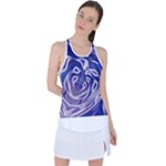 Abstract T- Shirt Abstract Colourful Aesthetic Beautiful Dream Love Romantic Retro Dark Design Vinta Racer Back Mesh Tank Top