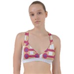 Abstract T- Shirt Model 23 T- Shirt Sweetheart Sports Bra