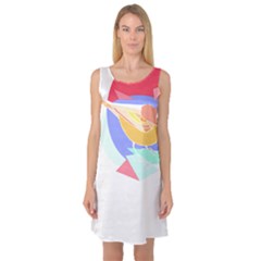 Bird Lover T- Shirtbird T- Shirt (21) Sleeveless Satin Nightdress