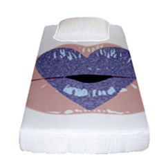 Lips -18 Fitted Sheet (single Size) by SychEva