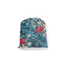 Hawaii T- Shirt Hawaii Floral Fashion T- Shirt Drawstring Pouch (small)