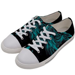 Angry Male Lion Predator Carnivore Men s Low Top Canvas Sneakers by uniart180623