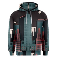 New York City Nyc Skyline Cityscape Men s Overhead Hoodie by uniart180623