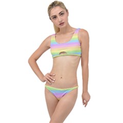 Cute Pastel Rainbow Stripes The Little Details Bikini Set