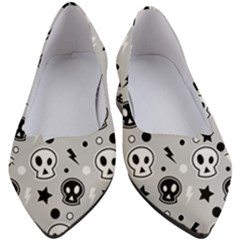 Skull-pattern- Women s Block Heels  by Ket1n9