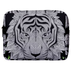 Tiger Head Make Up Pouch (large) by Ket1n9