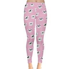 Girly Girlie Punk Skull Inside Out Leggings by Ket1n9