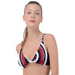 Toraja Pattern Pa barre Allo Knot Up Bikini Top