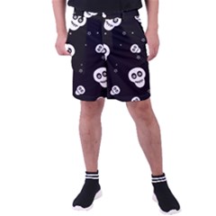 Skull Pattern Men s Pocket Shorts by Ket1n9