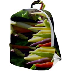 Bright Peppers Zip Up Backpack by Ket1n9