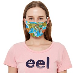World Map Cloth Face Mask (adult) by Ket1n9