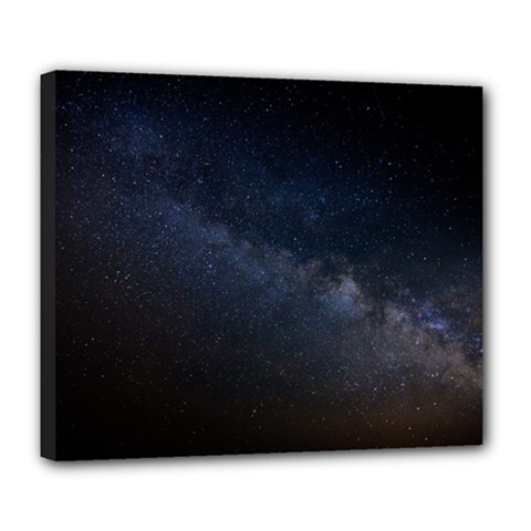 Cosmos-dark-hd-wallpaper-milky-way Deluxe Canvas 24  X 20  (stretched) by Ket1n9