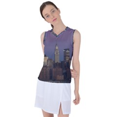 Skyline-city-manhattan-new-york Women s Sleeveless Sports Top by Ket1n9