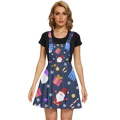 Colorful Funny Christmas Pattern Apron Dress by Ket1n9