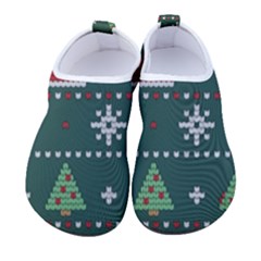 Beautiful Knitted Christmas Pattern Men s Sock-style Water Shoes by Ket1n9