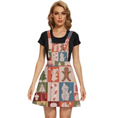 Cute Christmas Seamless Pattern Vector  - Apron Dress by Ket1n9