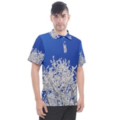 Crown-aesthetic-branches-hoarfrost- Men s Polo T-shirt by Ket1n9