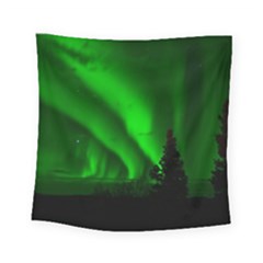 Aurora-borealis-northern-lights- Square Tapestry (small) by Ket1n9