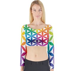 Heart Energy Medicine Long Sleeve Crop Top by Ket1n9