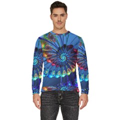 Top Peacock Feathers Men s Fleece Sweatshirt by Ket1n9