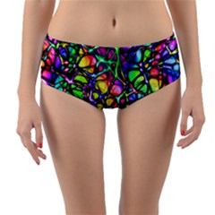 Network-nerves-nervous-system-line Reversible Mid-waist Bikini Bottoms by Ket1n9