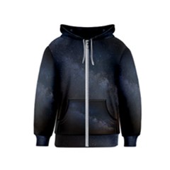 Cosmos-dark-hd-wallpaper-milky-way Kids  Zipper Hoodie by Ket1n9