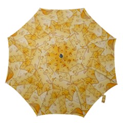 Cheese-slices-seamless-pattern-cartoon-style Hook Handle Umbrellas (medium) by Ket1n9