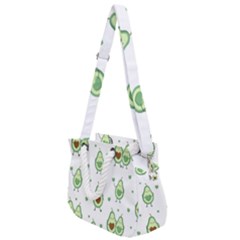 Cute-seamless-pattern-with-avocado-lovers Rope Handles Shoulder Strap Bag by Ket1n9