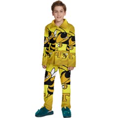 Georgia Institute Of Technology Ga Tech Kids  Long Sleeve Velvet Pajamas Set