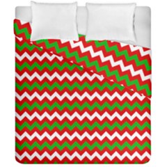 Christmas-paper-scrapbooking-pattern- Duvet Cover Double Side (california King Size)