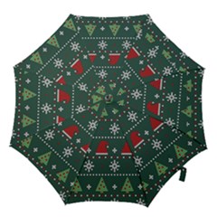 Beautiful-knitted-christmas-pattern -- Hook Handle Umbrellas (small) by Grandong