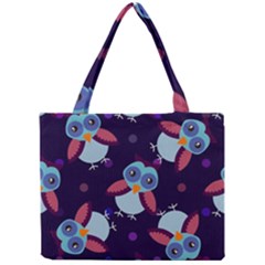 Owl-pattern-background Mini Tote Bag by Grandong