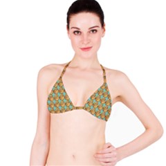 Seamless Cute Colourfull Owl Kids Pattern Classic Bikini Top by Grandong