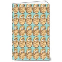 Owl Dreamcatcher 8  X 10  Softcover Notebook by Grandong