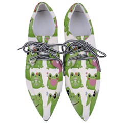 Kawaii-frog-rainy-season-japanese Pointed Oxford Shoes by Grandong