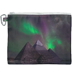 Aurora Northern Lights Phenomenon Atmosphere Sky Canvas Cosmetic Bag (xxxl) by Grandong