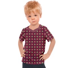 Kaleidoscope Seamless Pattern Kids  Sports T-shirt