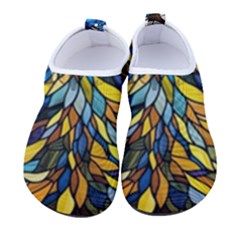 Stained Glass Winter Men s Sock-style Water Shoes