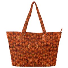 Floral Time In Peace And Love Full Print Shoulder Bag by pepitasart