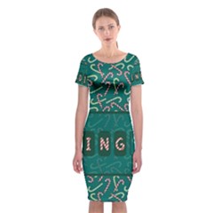 Advent Christmas Time Pre Christmas Time Classic Short Sleeve Midi Dress