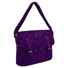 Purple Glittery Backdrop Scrapbooking Sparkle Buckle Messenger Bag by Vaneshop