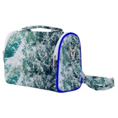 Blue Ocean Waves Satchel Shoulder Bag by Jack14