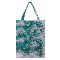 Blue Ocean Waves 2 Classic Tote Bag by Jack14