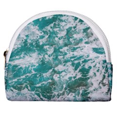 Blue Ocean Waves 2 Horseshoe Style Canvas Pouch by Jack14