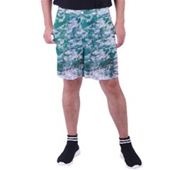 Blue Ocean Waves 2 Men s Pocket Shorts by Jack14