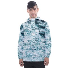 Ocean Wave Men s Front Pocket Pullover Windbreaker by Jack14