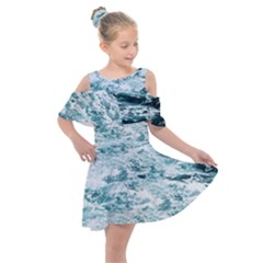 Ocean Wave Kids  Shoulder Cutout Chiffon Dress by Jack14