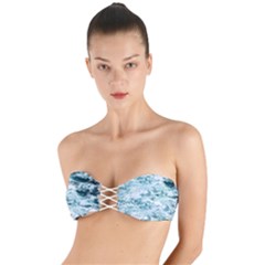 Ocean Wave Twist Bandeau Bikini Top by Jack14