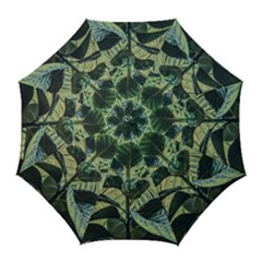 Botanical Tropical Motif Photo Art Golf Umbrellas by dflcprintsclothing