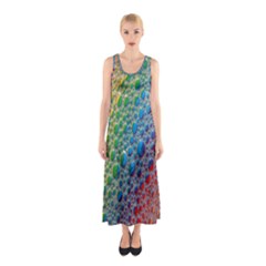 Bubbles Rainbow Colourful Colors Sleeveless Maxi Dress by Amaryn4rt